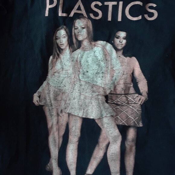 Vintage Mean Girls Plastics Cotton T Shirt - Picture 4 of 5